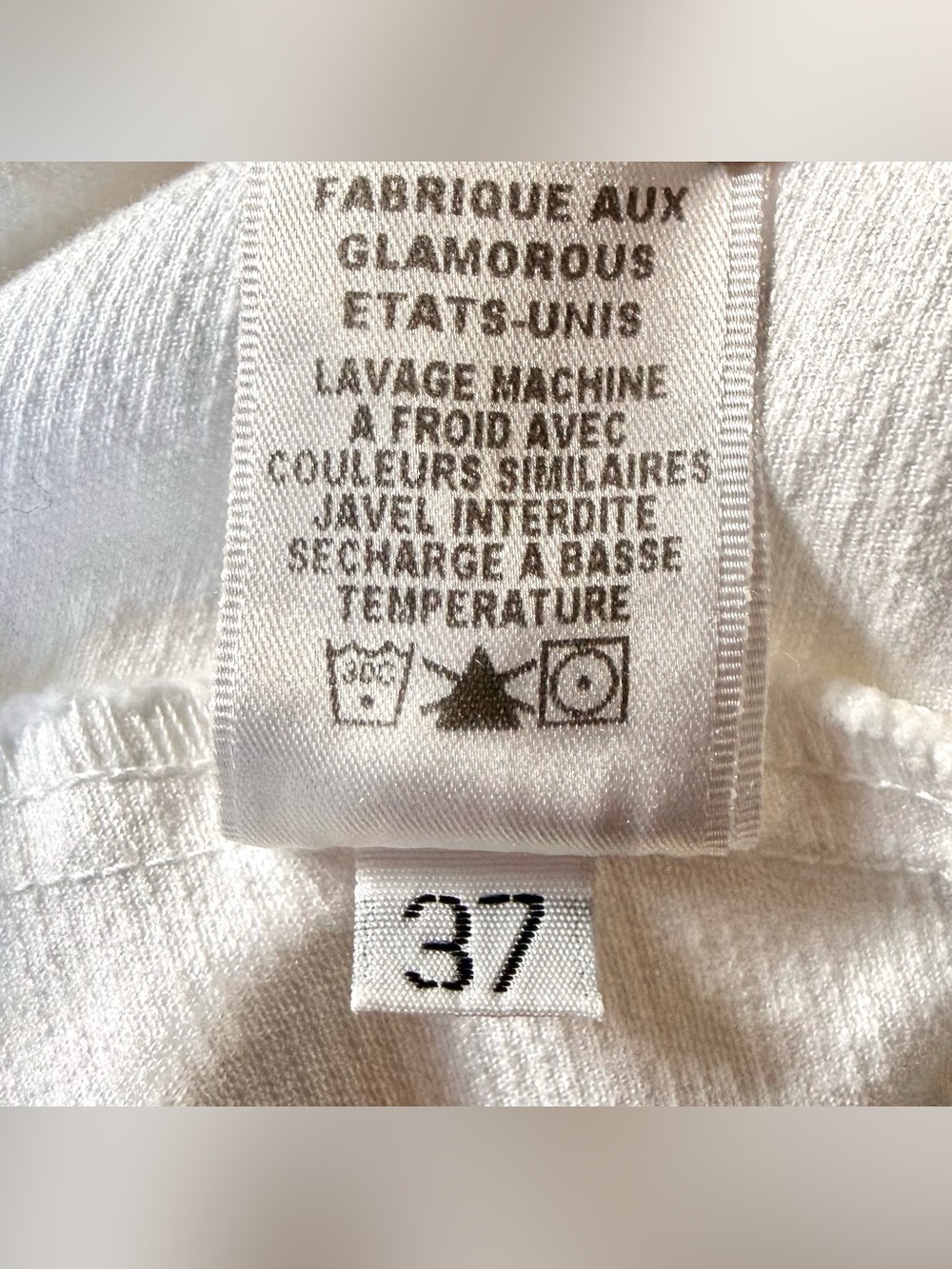 Y2K VINTAGE JUICY COUTURE JEANS White Twill Blue Piping Blazer Jacket Size XL - Picture 13 of 15